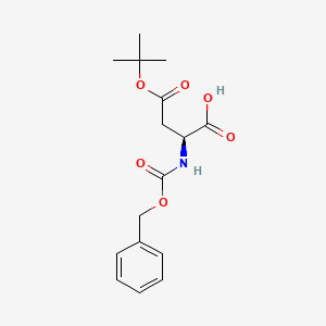Chemical structure of Z-Asp(OtBu)-OH
