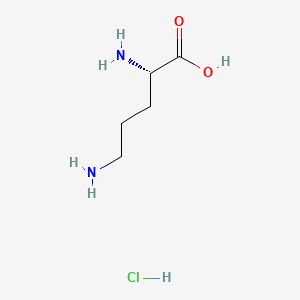 Chemical structure of H-Orn-OH· HCl