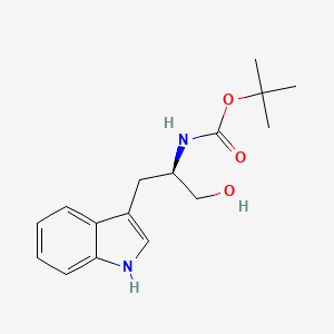 Chemical structure of Boc-D-Tryptophanol