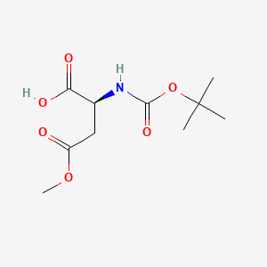 Chemical structure of Boc-Asp(OMe)-OH·DCHA