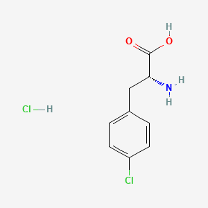 Chemical structure of H-D-Phe(4-Cl)-OH·HCl
