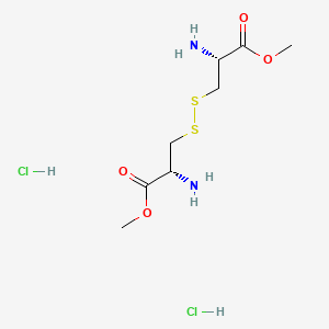 Chemical structure of (H-Cys-OMe)2·2HCl