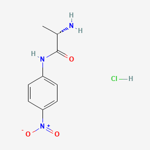 Chemical structure of H-Ala-pNA·HCl