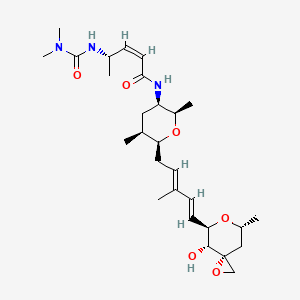 Chemical structure of Boc-Dap(Z)-OH·DCHA