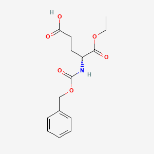 Chemical structure of Z-D-Glu-OEt