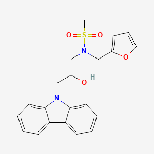 Chemical structure of Fmoc-Cys(Acm)-Wang resin