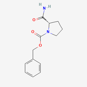 Chemical structure of Z-Pro-NH2