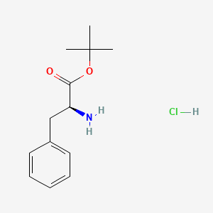 Chemical structure of H-Phe-OtBu·HCl