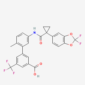 Chemical structure of Fmoc-D-Val-OPfp