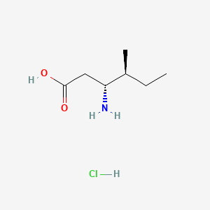 Chemical structure of H-?-HoIle-OH?HCl