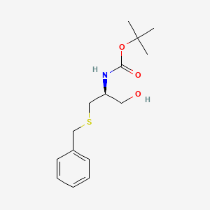 Chemical structure of Boc-D-Cys(Bzl)-ol