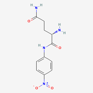Chemical structure of H-Gln-pNA