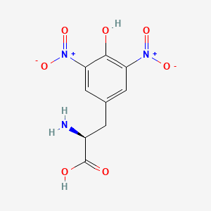 Chemical structure of 3,5-Dinitro-Tyr-OH
