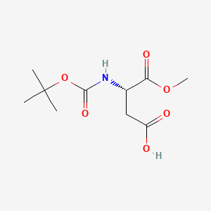 Chemical structure of Boc-Asp-OMe