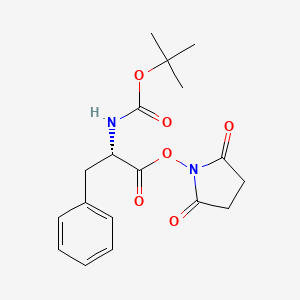 Chemical structure of Boc-Phe-Osu