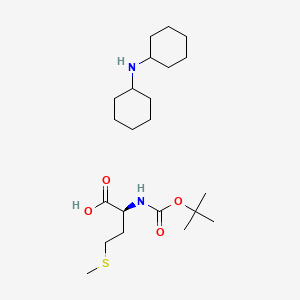 Chemical structure of Boc-Met-OH·DCHA