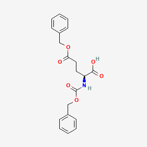 Chemical structure of Z-Glu(OBzl)-OH