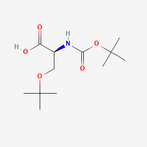Chemical structure of Boc-Ser(tBu)-OH