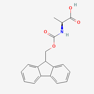 Chemical structure of Fmoc-Ala-OH