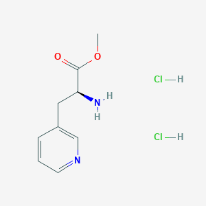 Chemical structure of H-Ala(3-pyridyl)-OMe·2HCl