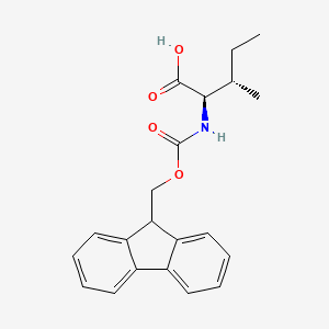 Chemical structure of Fmoc-D-Allo-Ile-OH