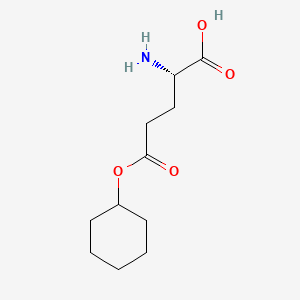 Chemical structure of H-Glu(OcHex)-OH