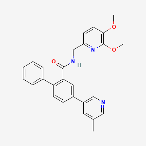 Chemical structure of Ac-His(Trt)-OH