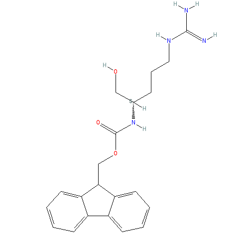 Chemical structure of Fmoc-Argininol(Tos)