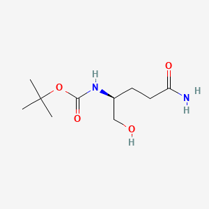 Chemical structure of Boc-Glutaminol