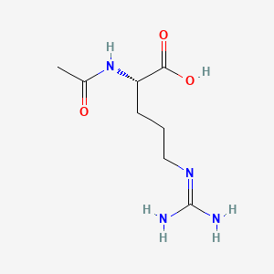 Chemical structure of Ac-Arg-OH·2H2O