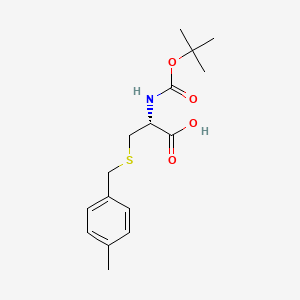 Chemical structure of Boc-Cys(pMeBzl)-OH