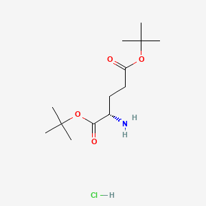 Chemical structure of H-Glu(OtBu)-OtBu·HCl