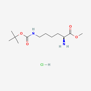 Chemical structure of H-Lys(Boc)-OMe·HCl