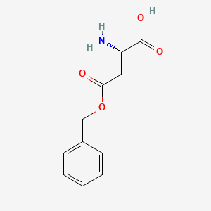 Chemical structure of H-Asp(OBzl)-OH