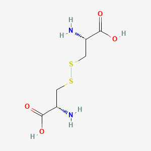 Chemical structure of (H-Cys-OH)2