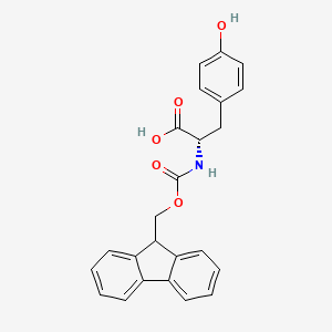 Chemical structure of Fmoc-Tyr-OH