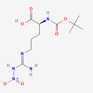 Chemical structure of Boc-Arg(NO2)-OH