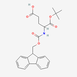Chemical structure of Fmoc-Glu(OtBu)-OH