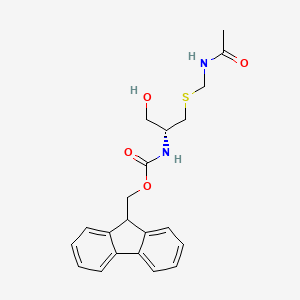 Chemical structure of Fmoc-Cys(Acm)-ol