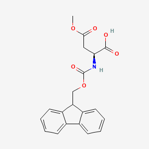 Chemical structure of Fmoc-Asp(OMe)-OH