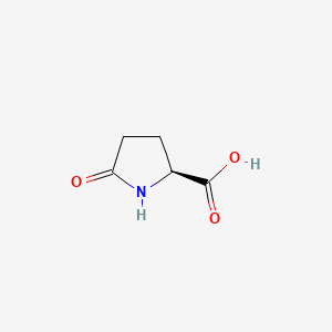 Chemical structure of H-Pyr-OH