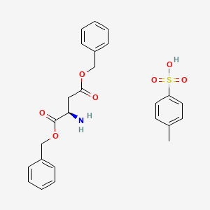 Chemical structure of H-D-Asp(OBzl)-OBzl?TosOH