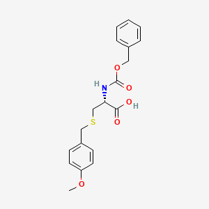 Chemical structure of Z-Cys(pMeOBzl)-OH