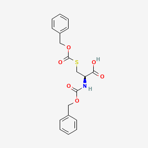 Chemical structure of Z-Cys(Z)-OH
