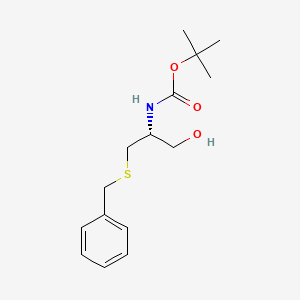 Chemical structure of Boc-Cysteinol(Bzl)