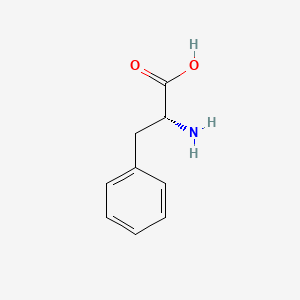 Chemical structure of H-D-Phe-OH