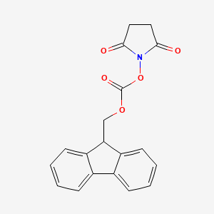 Chemical structure of Fmoc-Osu