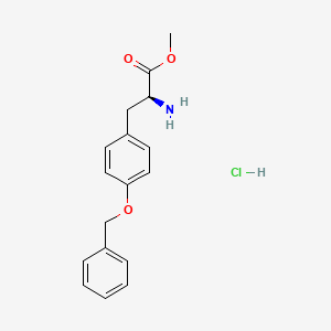 Chemical structure of H-Tyr(Bzl)-OMe?HCl