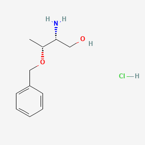 Chemical structure of H-Thr(Bzl)-ol