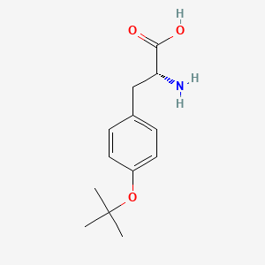 Chemical structure of H-D-Tyr(tBu)-OH